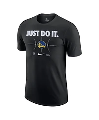 Men's Nike Black Golden State Warriors Just Do It T-shirt