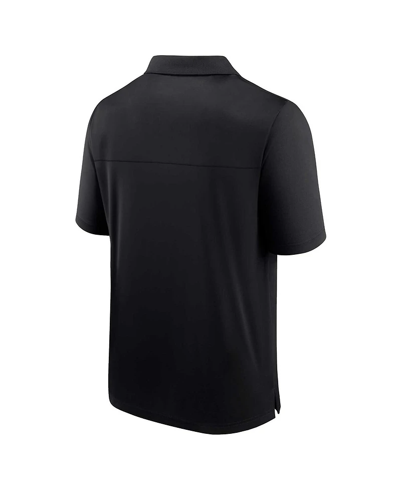 Men's Fanatics Black San Francisco Giants Logo Polo Shirt