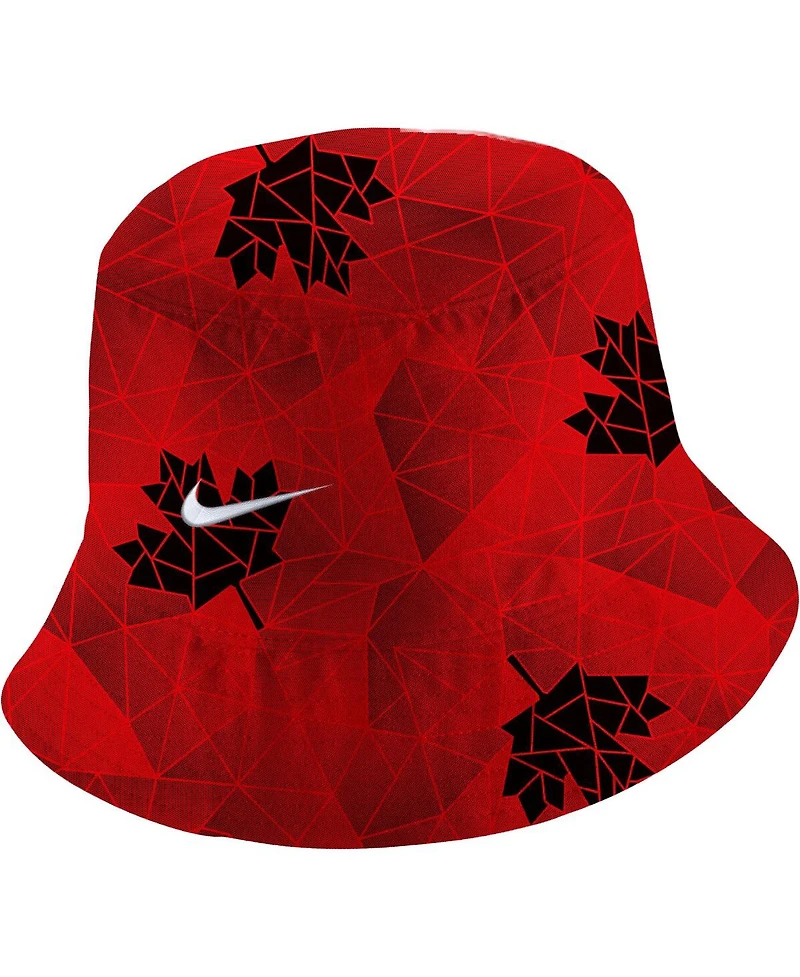 Men's Nike Red Canada Soccer Core Bucket Hat