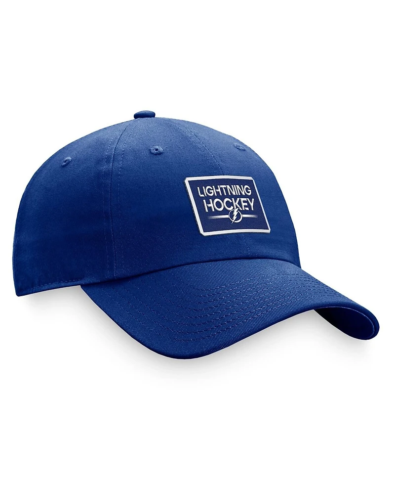 Women's Fanatics Blue Tampa Bay Lightning Authentic Pro Rink Adjustable Hat