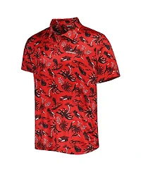 Men's Columbia Red Georgia Bulldogs Super Terminal Tackle Omni-Shade Polo Shirt
