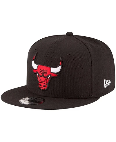 Men's New Era Chicago Bulls Official Team Color 9FIFTY Snapback Hat