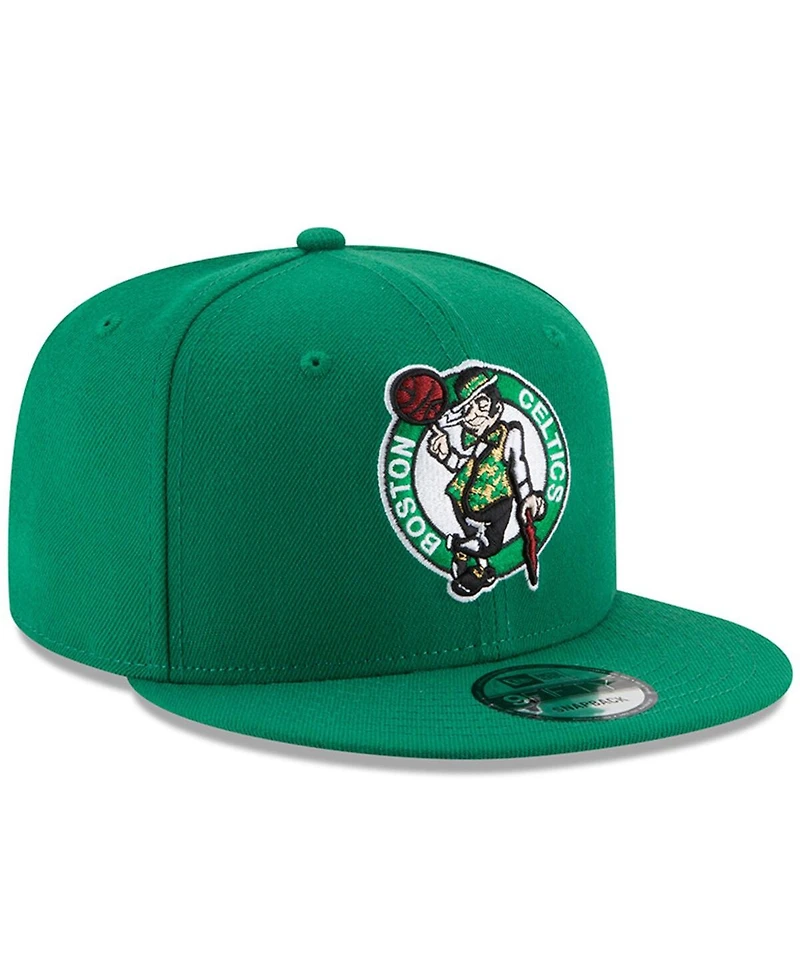 Men's New Era Kelly Green Boston Celtics Official Team Color 9FIFTY Snapback Hat