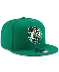 Men's New Era Kelly Green Boston Celtics Official Team Color 9FIFTY Snapback Hat