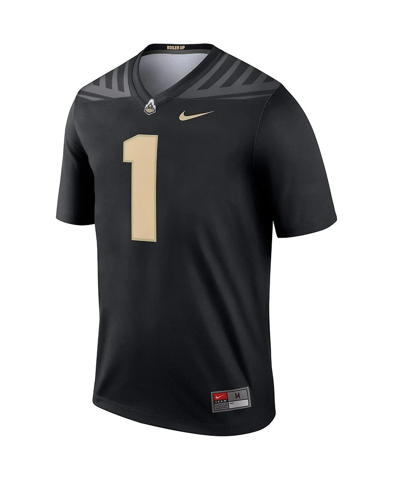 Men's Nike #1 Black Purdue Boilermakers Legend Jersey