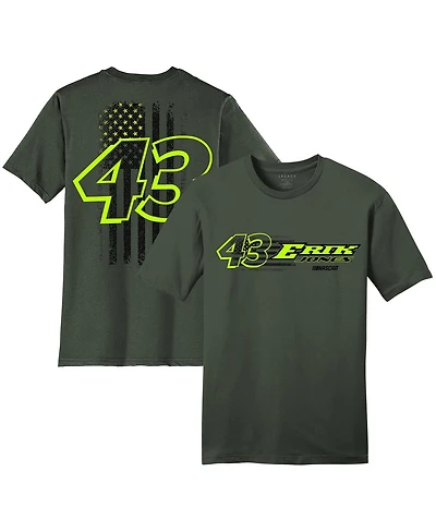 Men's Legacy Motor Club Team Collection Green Erik Jones Flag T-shirt
