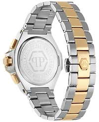 Philipp Plein Men's Chronograph Two-Tone Stainless Steel Bracelet Watch 46mm
