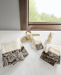Madison Park Aubrey 6-Pc Jacquard Bath Towel Set