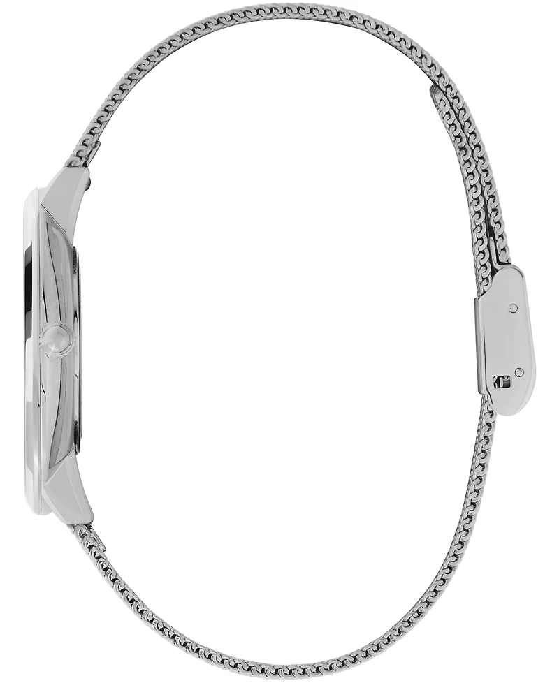 Olivia Burton Women's Signature Butterfly Silver-Tone Stainless Steel Mesh Watch 35mm