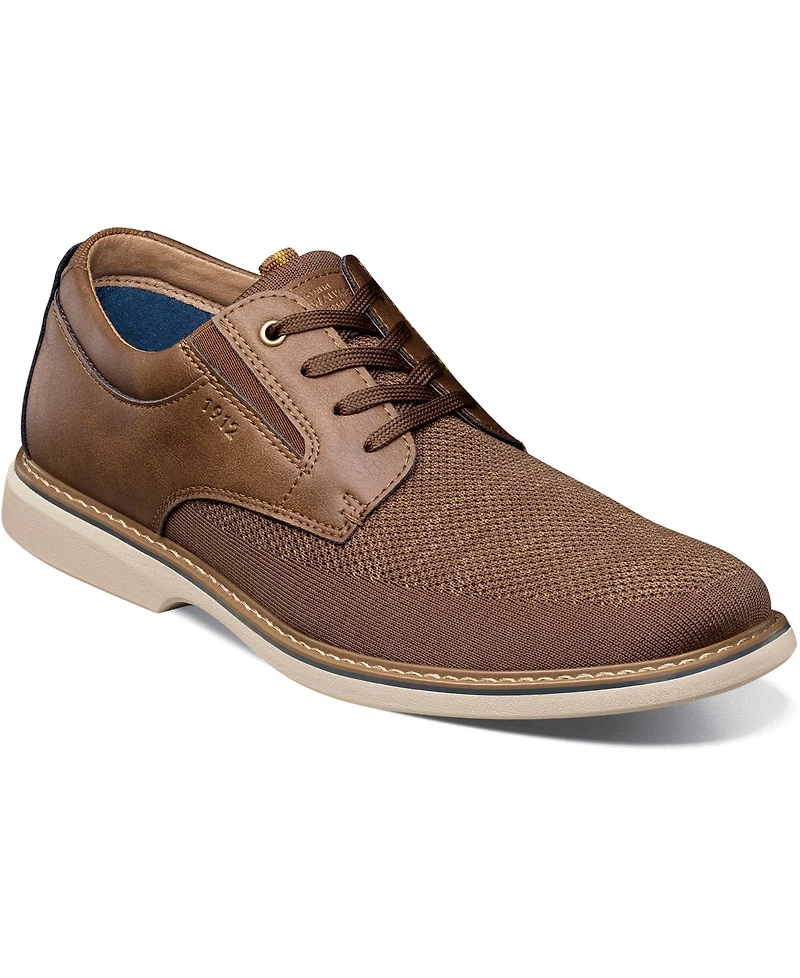 Nunn Bush Men's Otto Knit Plain Toe Oxford Shoes