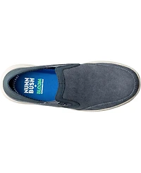 Nunn Bush Men's Conway Ez Canvas Moc Toe Slip On Shoes