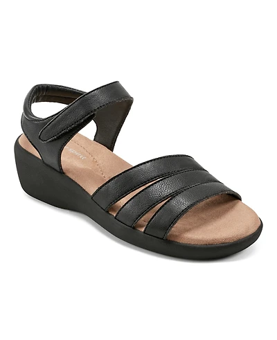 Easy Spirit Women's Kenton Strappy Low Wedge Sandals