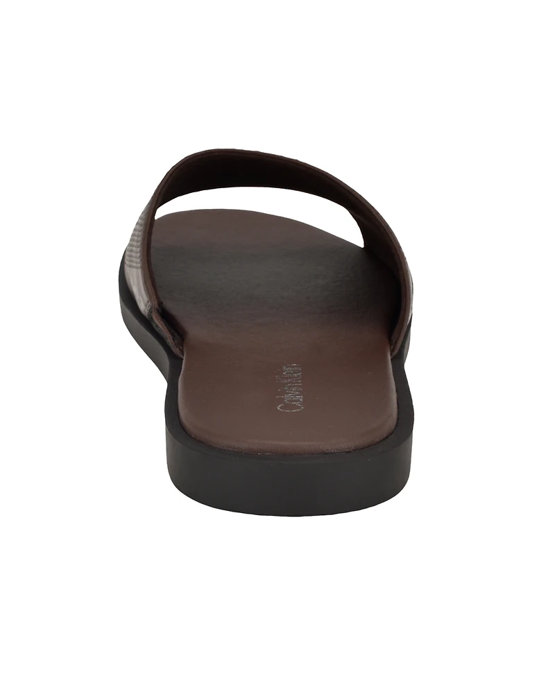 Calvin Klein Men's Espar Casual Slip-On Sandals