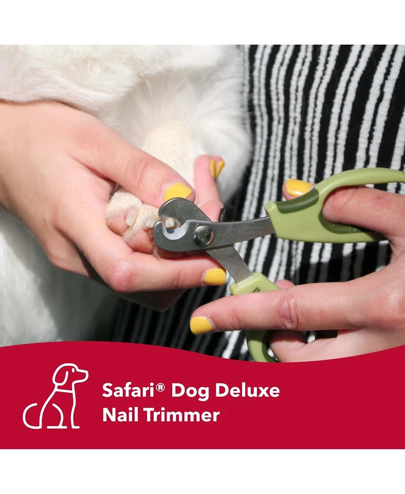 Coastal Pet Safari by Dog Grooming Bundle - Dog Double Row Flea Comb, Deluxe Dog Nail Trimmer & Soft Slicker Dog Brush