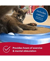 Coastal Pet Turbo by Cat Bundle - Assorted Ball Pack & Scratcher Cat Toy