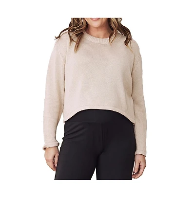 Angel Maternity Maternity Angel Cropped Knitted Jumper