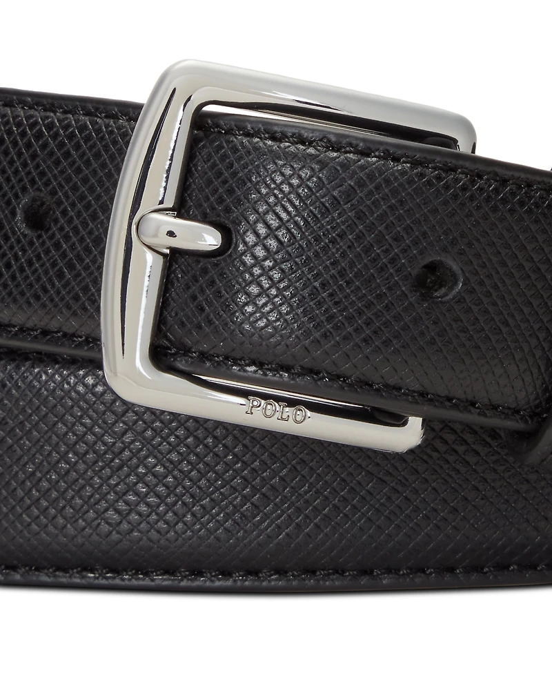 Polo Ralph Lauren Men's Saffiano Leather Belt