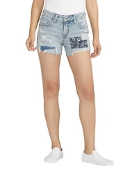 Silver Jeans Co. Women's Boyfriend Mid Rise Shorts