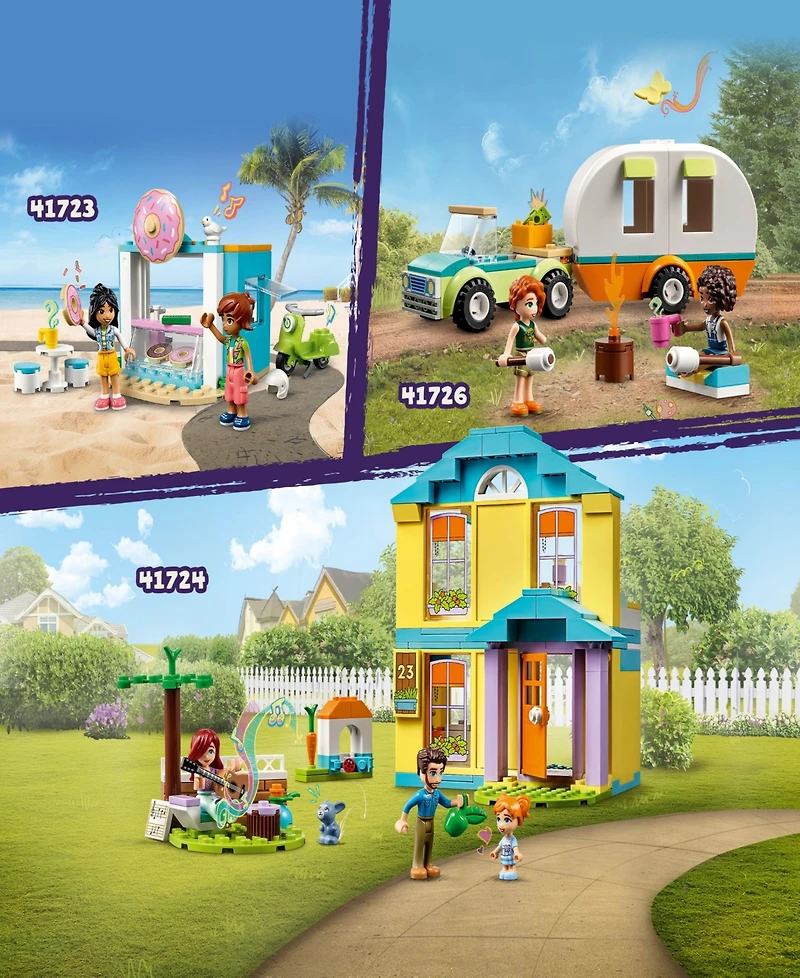 Lego Friends Paisley's House 41724 Toy Building Set with Paisley, Ella and Jonathan Figures