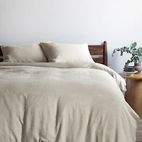 French Linen Cotton Duvet Sham Set