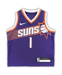 Toddler Boys and Girls Nike Devin Booker Purple Phoenix Suns Swingman Player Jersey - Icon Edition