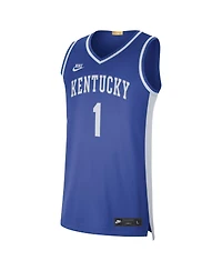 Men's Nike #1 Royal Kentucky Wildcats Limited Retro Jersey