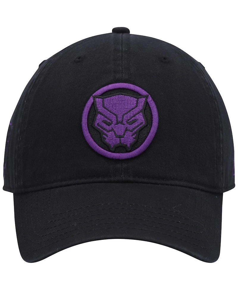 Men's Marvel Black Black Panther Dad Adjustable Hat