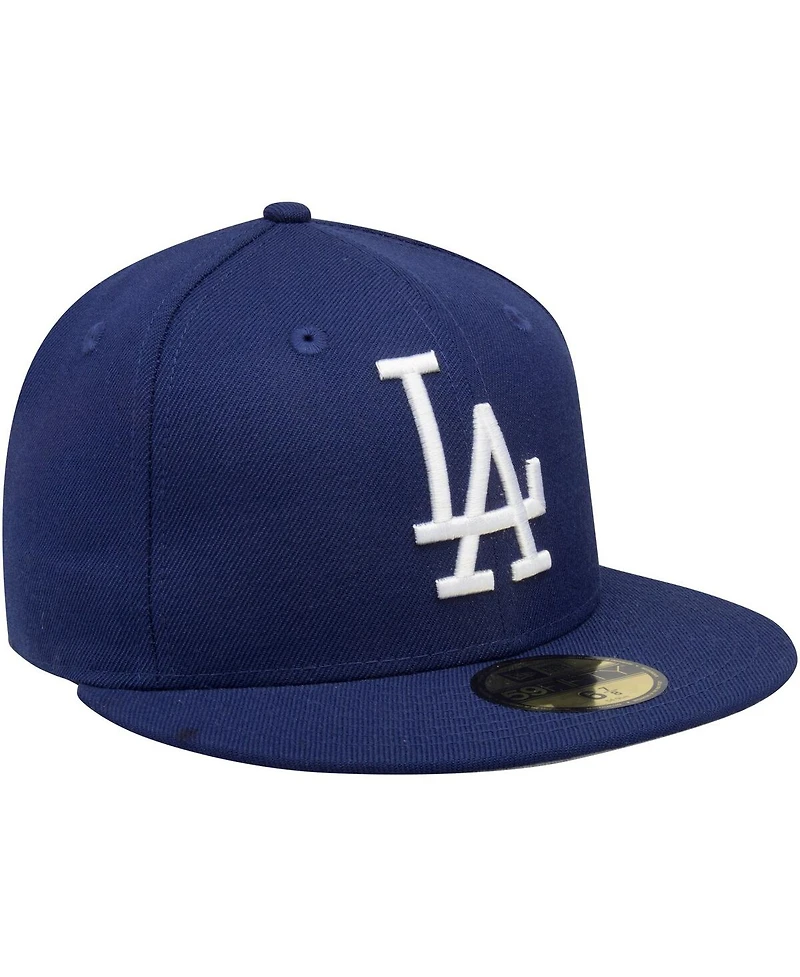 Men's New Era Navy Los Angeles Dodgers Cooperstown Collection Wool 59FIFTY Fitted Hat