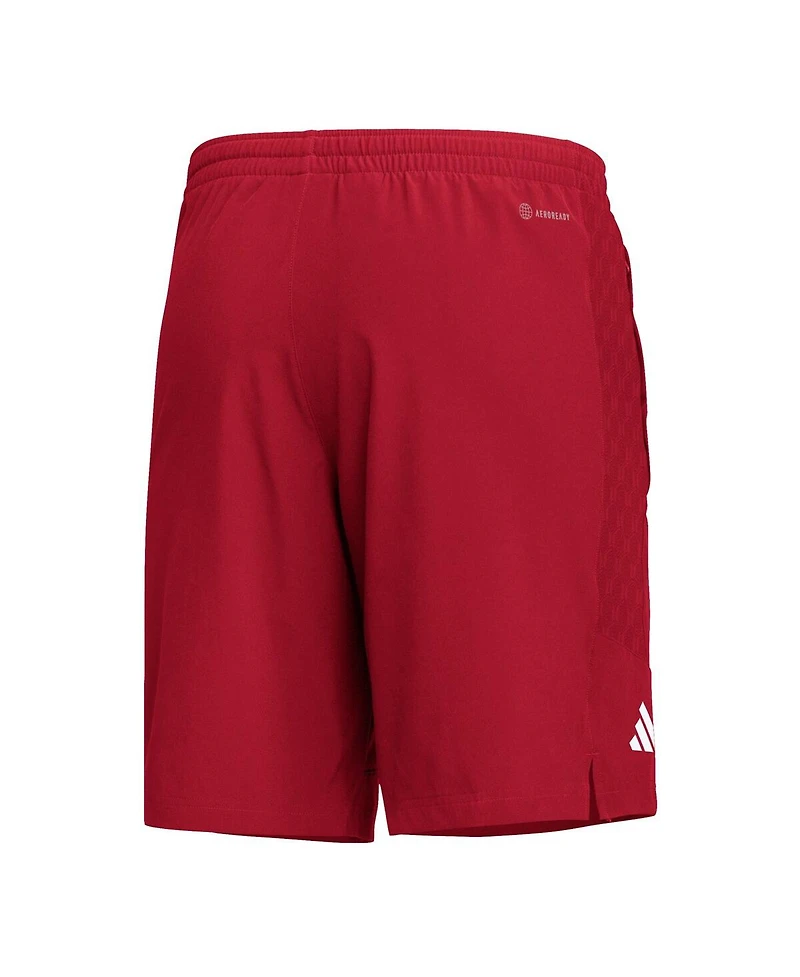 Men's adidas Scarlet Nebraska Huskers Aeroready Shorts