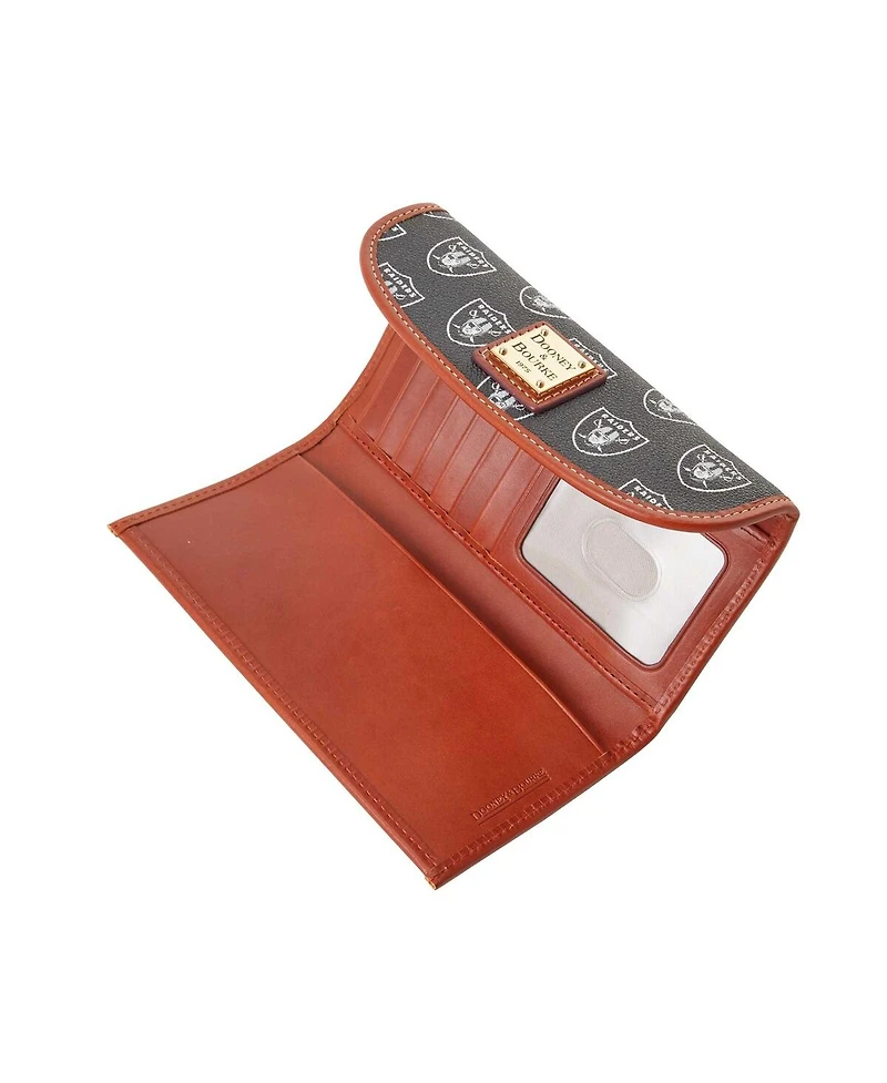 Women's Dooney & Bourke Las Vegas Raiders Continental Wallet
