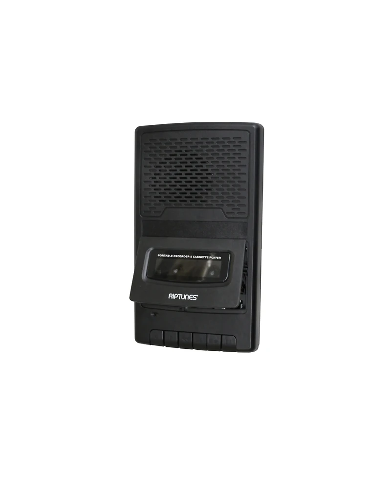 Riptunes Cassette Player and Recorder. Black