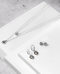 Dkny Double Row Pendant Necklace, 16" long + 3" Extender
