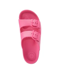 Totes Women's Double Buckle Adjustable Slide with Everywear