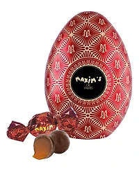 Maxim's De Paris Easter Red Egg Tin Milk Chocolate Gift, 2.8 oz