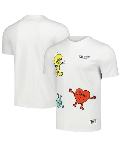 Men's and Women's Freeze Max White Looney Tunes Positive Energy T-shirt