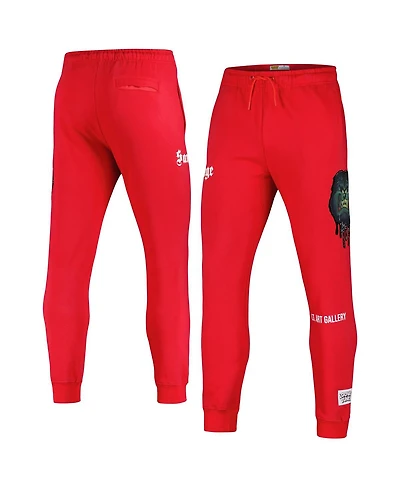 Men's Freeze Max Red Looney Tunes Taz Savage Jogger Pants