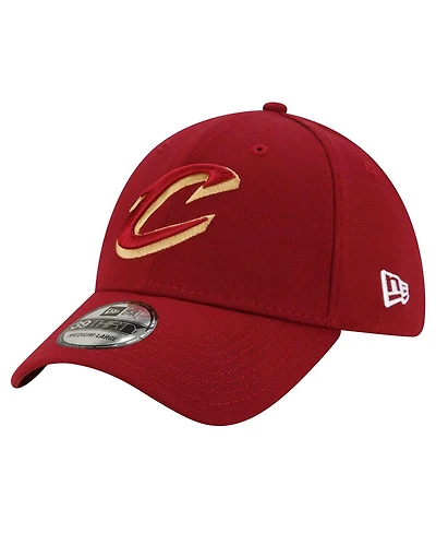 Men's New Era Wine Cleveland Cavaliers Logo 39THIRTY Flex Hat