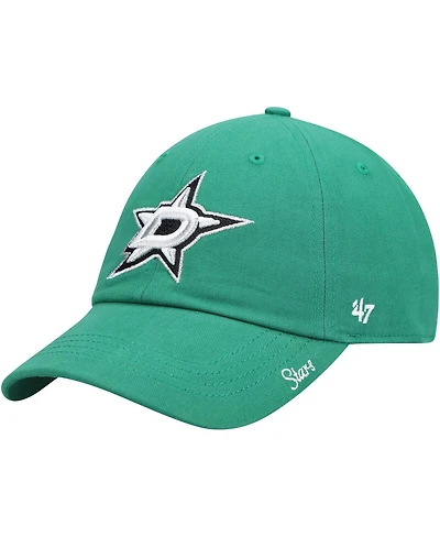 Women's '47 Brand Kelly Green Dallas Stars Team Miata Clean Up Adjustable Hat