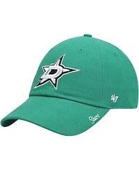 Women's '47 Brand Kelly Green Dallas Stars Team Miata Clean Up Adjustable Hat