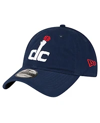 Men's New Era Navy Washington Wizards Team 2.0 9TWENTY Adjustable Hat