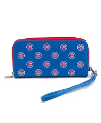 Women's Chicago Cubs Zip-Around Wristlet Wallet