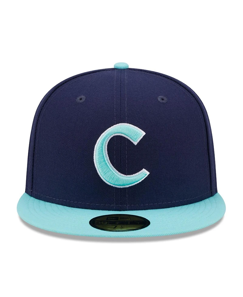 Men's New Era Navy, Light Blue Clemson Tigers 59FIFTY Fitted Hat