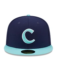 Men's New Era Navy, Light Blue Clemson Tigers 59FIFTY Fitted Hat