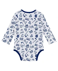 Baby Boys and Girls White Tampa Bay Lightning Dynamic Defender Long Sleeve Bodysuit