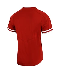 Men's Nike Crimson Washington State Cougars Replica Vapor Elite Two-Button Baseball Jersey