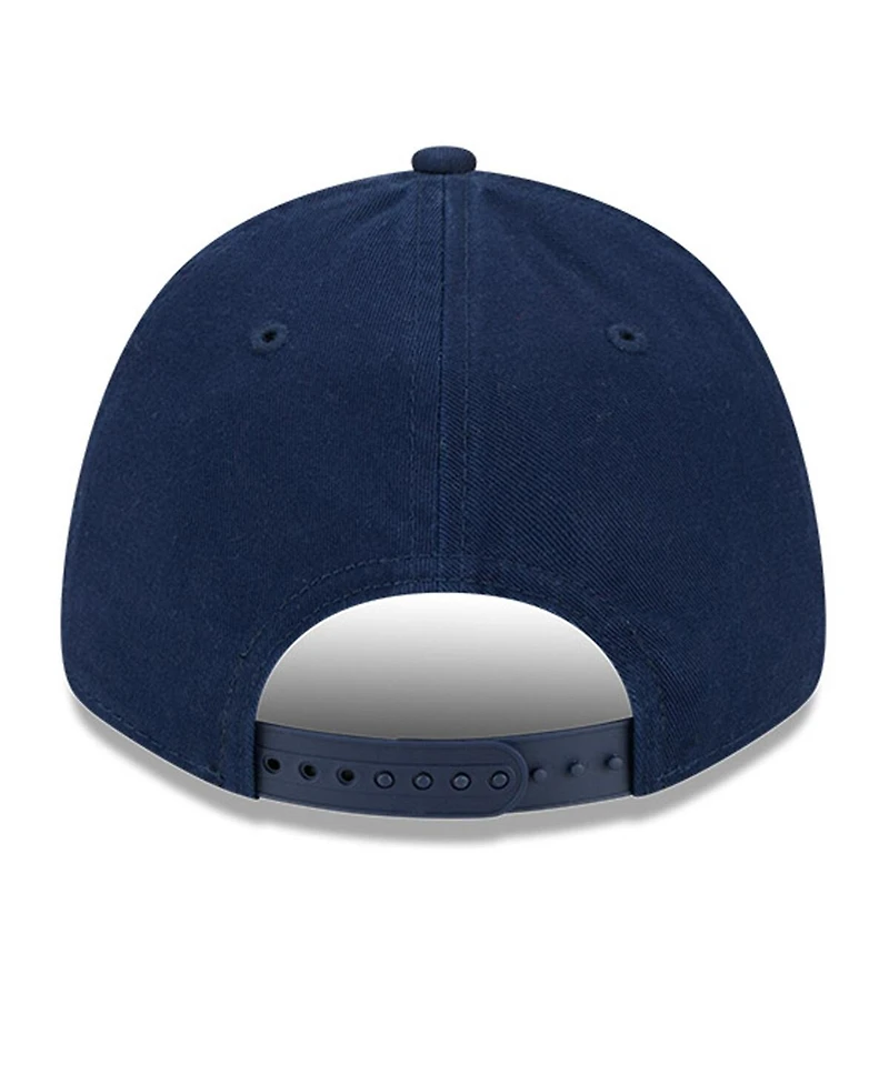Men's New Era Navy New England Patriots Outline 9FORTY Snapback Hat