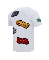 Men's and Women's Freeze Max White Teenage Mutant Ninja Turtles Defenders of Nyc Graphic T-shirt
