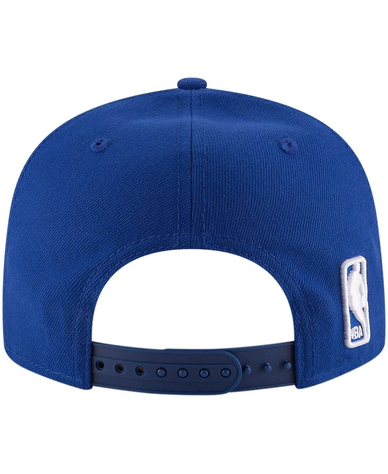 Men's New Era Blue New York Knicks Official Team Color 9FIFTY Snapback Hat