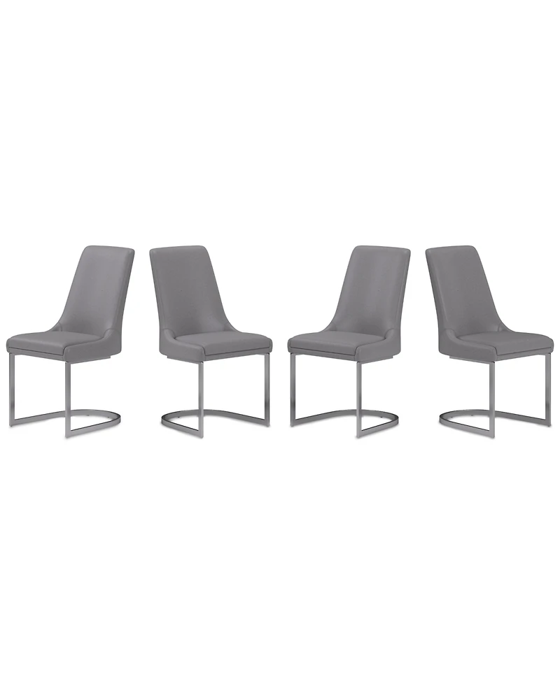 Tivie Metal Base Dining Chair, Created for Macy's