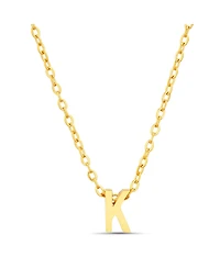 kensie Gold-Tone Letter Initial Pendant Necklace
